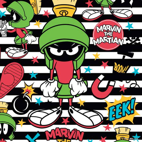 Looney Tunes Marvin the Martian Striped Patches PS4 Pro/Slim Controller Skin