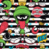 Looney Tunes Marvin the Martian Striped Patches PS4 Pro/Slim Controller Skin