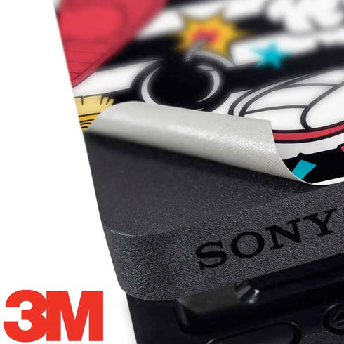 Looney Tunes Marvin the Martian Striped Patches PS4 Slim Bundle Skin