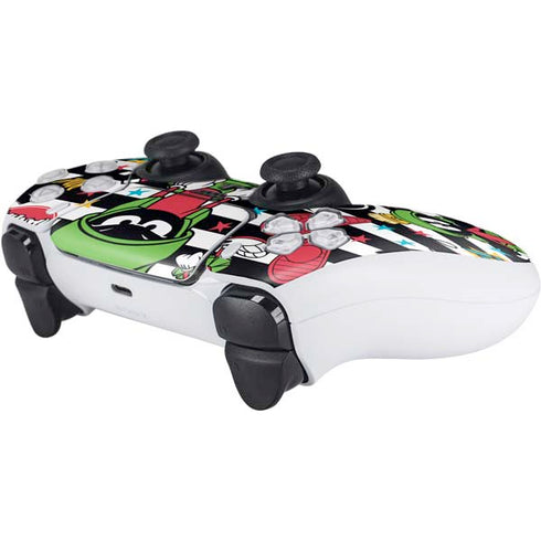 Looney Tunes Marvin the Martian Striped Patches PS5 Controller Skin