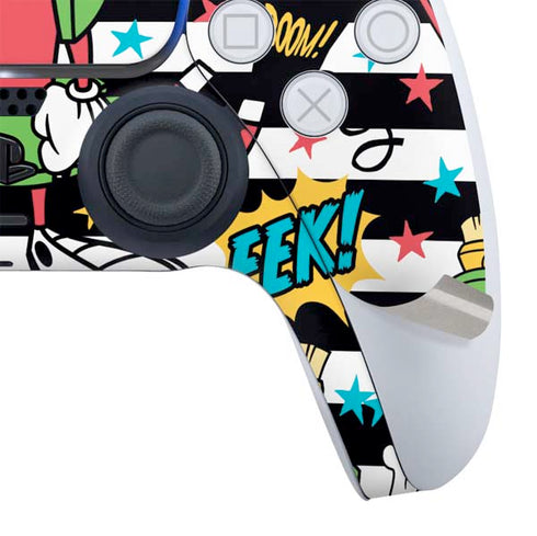 Looney Tunes Marvin the Martian Striped Patches PS5 Slim Digital Edition Bundle Skin