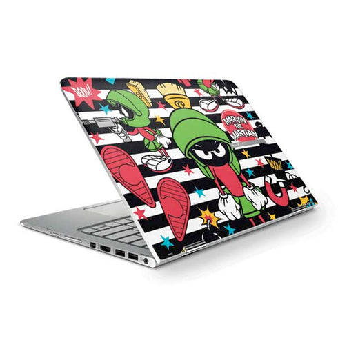 Looney Tunes Marvin the Martian Striped Patches HP Spectre Skin