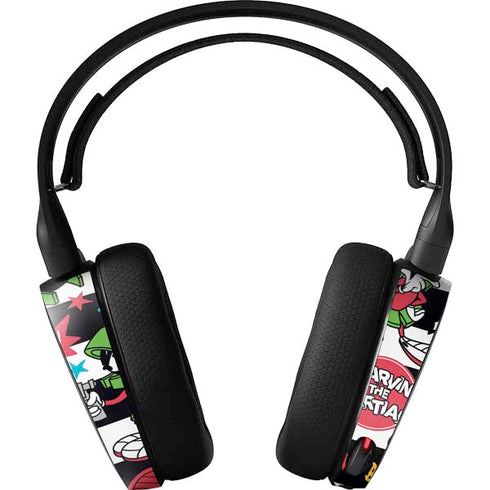 Looney Tunes Marvin the Martian Striped Patches SteelSeries Arctis 3 Skin