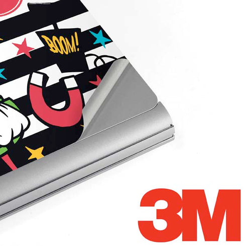 Looney Tunes Marvin the Martian Striped Patches Surface Book 2 15in Skin