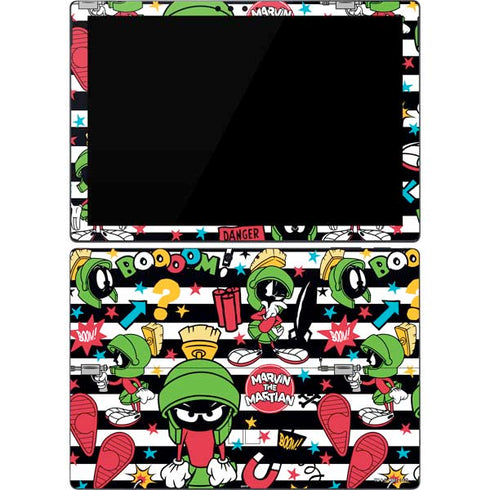 Looney Tunes Marvin the Martian Striped Patches Surface Pro 7 Skin