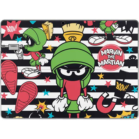 Looney Tunes Marvin the Martian Striped Patches Surface Pro 9 Skin