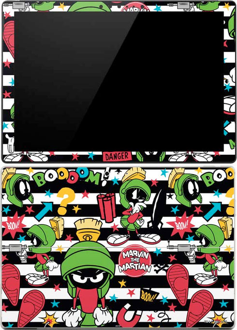 Looney Tunes Marvin the Martian Striped Patches Surface Pro (2017) Skin