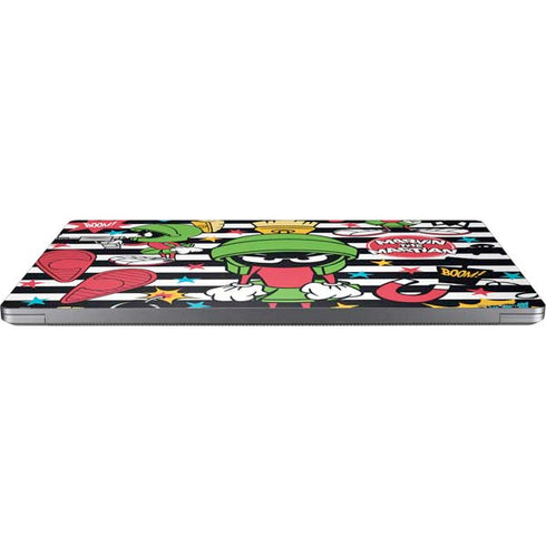 Looney Tunes Marvin the Martian Striped Patches Universal Laptop 15in (12.2 x 8.8in) Skin