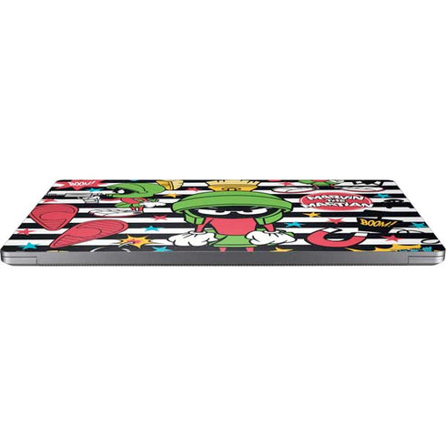 Looney Tunes Marvin the Martian Striped Patches Universal Laptop 18in (14.6 x 10.6in) Skin