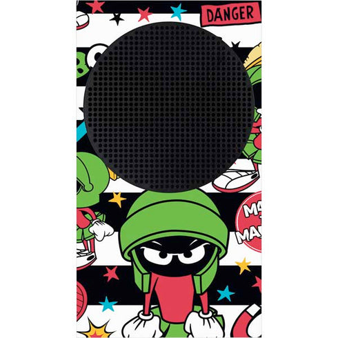 Looney Tunes Marvin the Martian Striped Patches Xbox Series S Console Skin