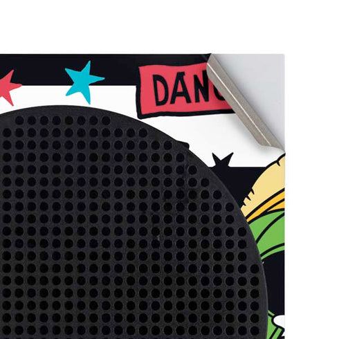 Looney Tunes Marvin the Martian Striped Patches Xbox Series S Console Skin