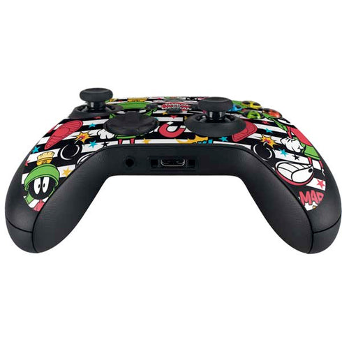 Looney Tunes Marvin the Martian Striped Patches Xbox Series X Controller Skin