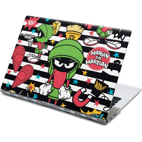Looney Tunes Marvin the Martian Striped Patches Yoga 910 2-in-1 14in Touch-Screen Skin