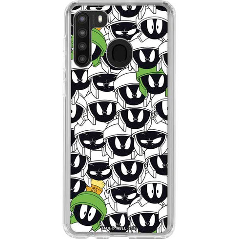 Looney Tunes Marvin the Martian Super Sized Galaxy A21 Clear Case