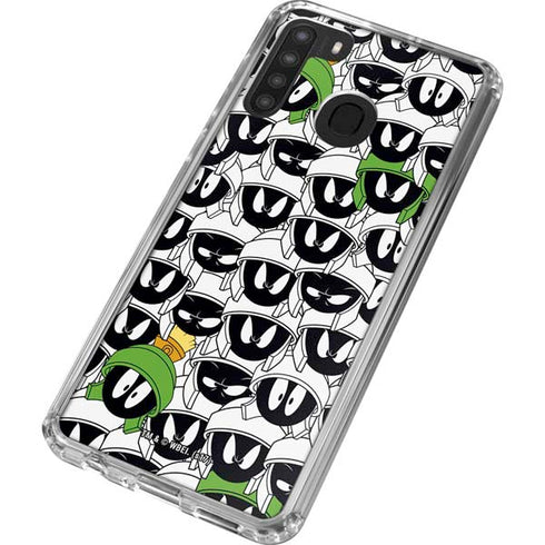 Looney Tunes Marvin the Martian Super Sized Galaxy A21 Clear Case