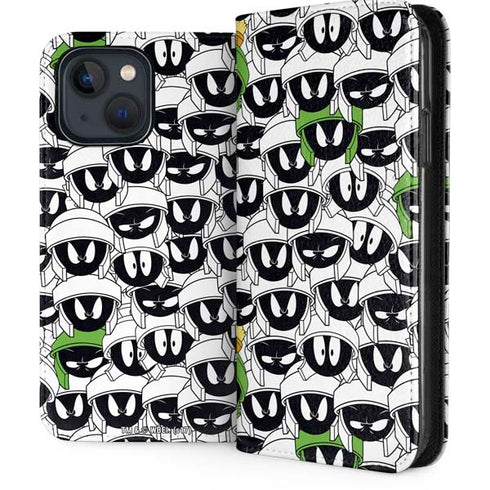 Looney Tunes Marvin the Martian Super Sized iPhone 15 Plus Folio Case