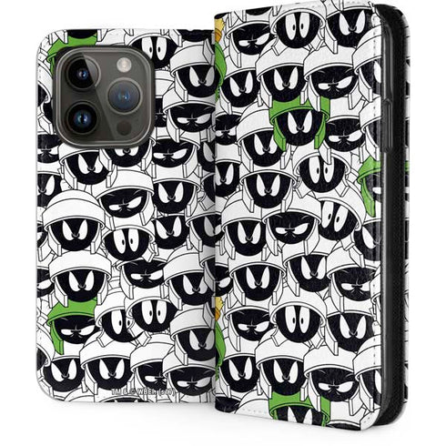 Looney Tunes Marvin the Martian Super Sized iPhone 15 Pro Folio Case