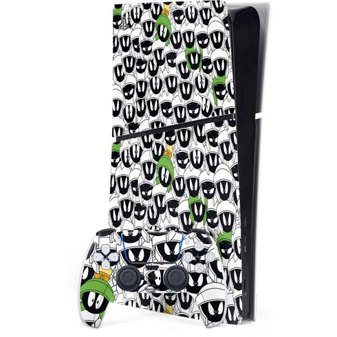 Looney Tunes Marvin the Martian Super Sized PS5 Slim Digital Edition Console Skin