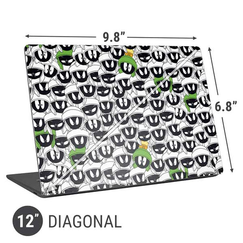 Looney Tunes Marvin the Martian Super Sized Universal Laptop 12in (9.8 x 6.8in) Skin