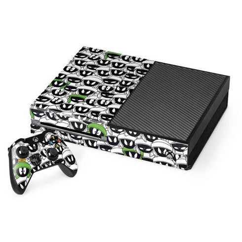 Looney Tunes Marvin the Martian Super Sized Xbox One Console and Controller Bundle Skin