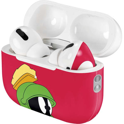 Looney Tunes Marvin The Martian Zoomed In AirPods Pro 2nd Gen Skin