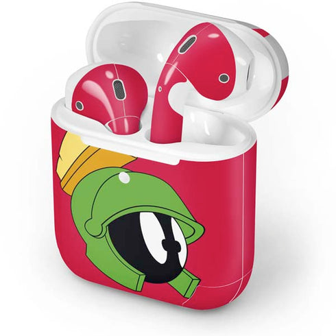 Looney Tunes Marvin The Martian Zoomed In Apple AirPods 2 Skin