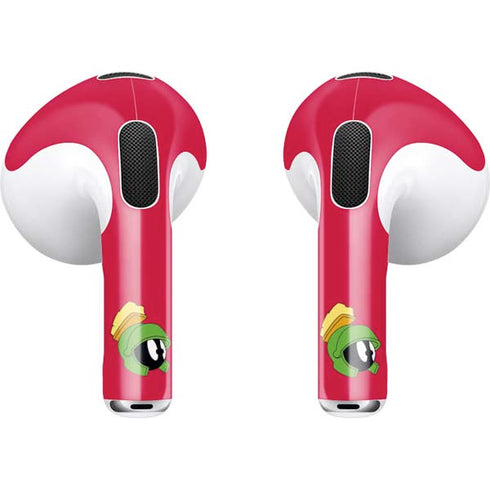 Looney Tunes Marvin The Martian Zoomed In Apple AirPods (3rd Gen 2021) Skin