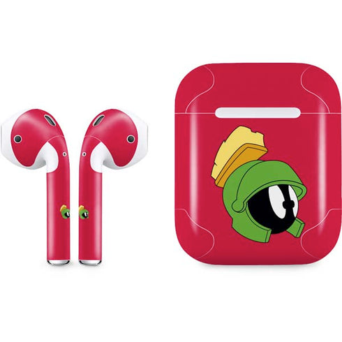 Looney Tunes Marvin The Martian Zoomed In Apple AirPods Skin