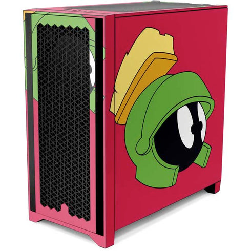 Looney Tunes Marvin The Martian Zoomed In Corsair 4000D Tempered Glass Mid-Tower ATX Case Skin