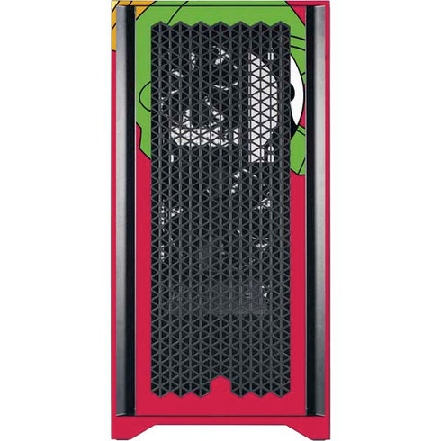 Looney Tunes Marvin The Martian Zoomed In Corsair 4000D Tempered Glass Mid-Tower ATX Case Skin
