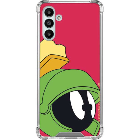 Looney Tunes Marvin The Martian Zoomed In Galaxy A13 5G Clear Case