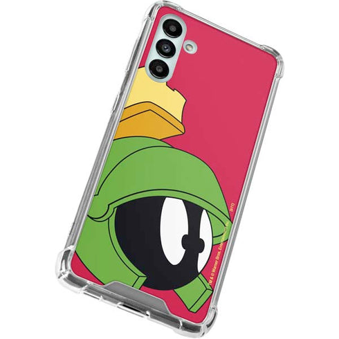 Looney Tunes Marvin The Martian Zoomed In Galaxy A13 5G Clear Case