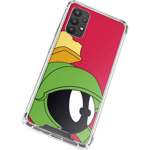Looney Tunes Marvin The Martian Zoomed In Galaxy A32 5G Clear Case