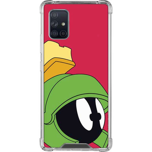Looney Tunes Marvin The Martian Zoomed In Galaxy A71 5G Clear Case
