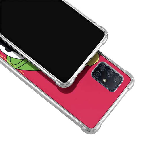 Looney Tunes Marvin The Martian Zoomed In Galaxy A71 5G Clear Case