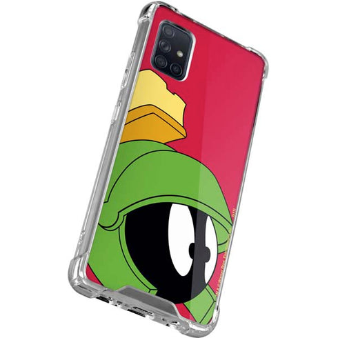 Looney Tunes Marvin The Martian Zoomed In Galaxy A71 5G Clear Case