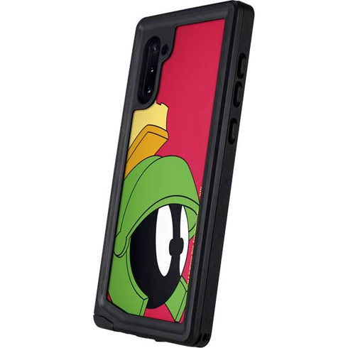 Looney Tunes Marvin The Martian Zoomed In Galaxy Note 10 Waterproof Case