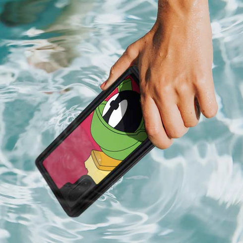 Looney Tunes Marvin The Martian Zoomed In Galaxy Note 10 Waterproof Case