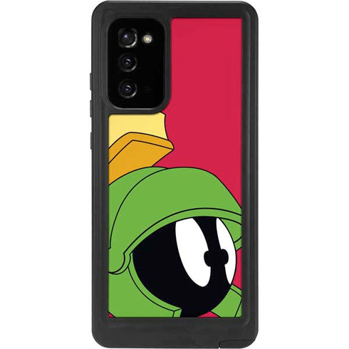 Looney Tunes Marvin The Martian Zoomed In Galaxy Note20 5G Waterproof Case