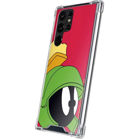Looney Tunes Marvin The Martian Zoomed In Galaxy S22 Ultra Clear Case