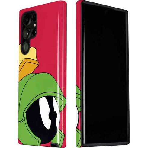 Looney Tunes Marvin The Martian Zoomed In Galaxy S22 Ultra Pro Case