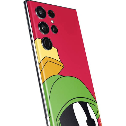 Looney Tunes Marvin The Martian Zoomed In Galaxy S22 Ultra Skin