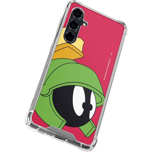 Looney Tunes Marvin The Martian Zoomed In Galaxy S23 FE Clear Case