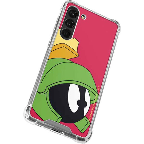 Looney Tunes Marvin The Martian Zoomed In Galaxy S23 Plus Clear Case