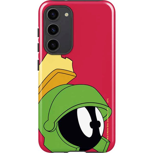 Looney Tunes Marvin The Martian Zoomed In Galaxy S23 Plus Pro Case