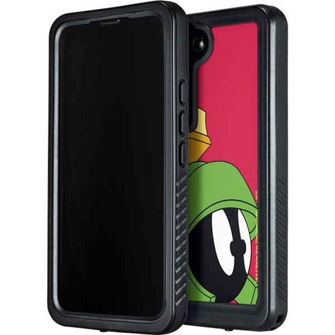 Looney Tunes Marvin The Martian Zoomed In Galaxy S23 Plus Waterproof Case