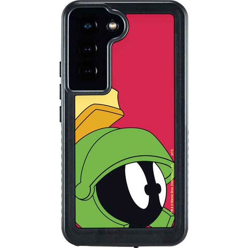 Looney Tunes Marvin The Martian Zoomed In Galaxy S23 Waterproof Case