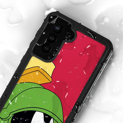 Looney Tunes Marvin The Martian Zoomed In Galaxy S23 Waterproof Case