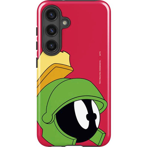 Looney Tunes Marvin The Martian Zoomed In Galaxy S24 Plus Impact Case