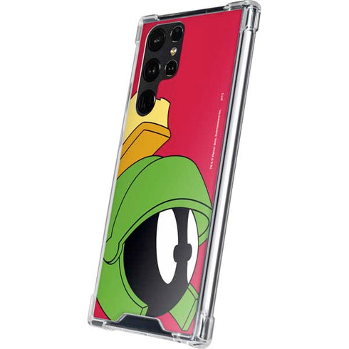 Looney Tunes Marvin The Martian Zoomed In Galaxy S24 Ultra Clear Case